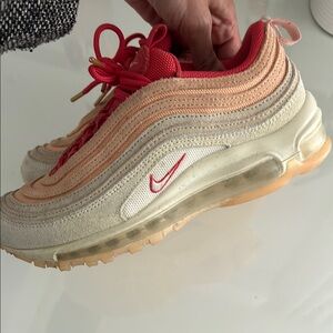 Nike Air Max Sneakers in Pink and Cream